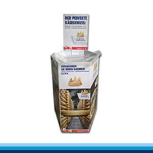 Sechs-Eck-Schüttendisplay